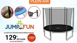 E.Leclerc Sport Jumpfun trampoline extérieur offre