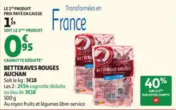 Auchan Betteraves rouges auchan offre