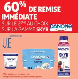 Auchan Skyr danone offre