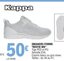 E.Leclerc Sport KAPPA Sneakers femme rostie wo offre