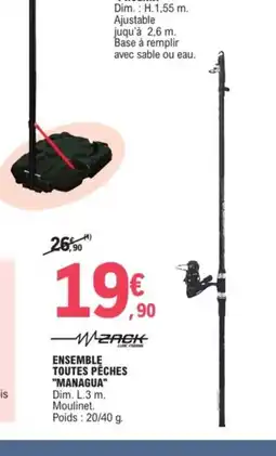 E.Leclerc Sport Ensemble toutes pêches managua offre