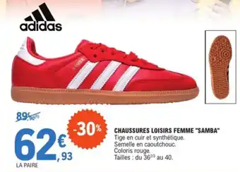 ADIDAS Chaussures loisirs femme samba