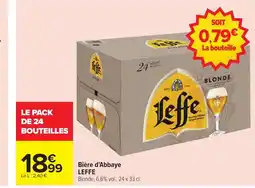 Carrefour LEFFE Bière d'Abbaye offre
