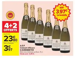 Carrefour E. DURENMEYER A.O.P. Crémant d'Alsace offre
