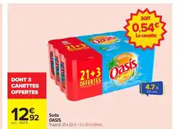 Carrefour OASIS Soda offre