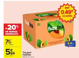 Carrefour FUZETEA Thé glacé offre