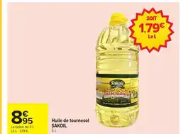 Carrefour SAKOIL Huile de tournesol offre