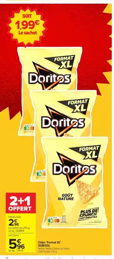 Carrefour DORITOS Chips Format XL offre