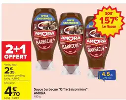 Carrefour AMORA Sauce barbecue Offre Saisonnière offre