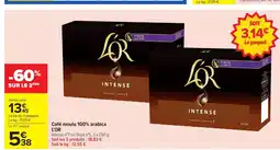 Carrefour L'OR Café moulu 100% arabica offre