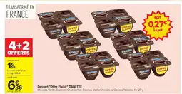 Carrefour DANETT Dessert Offre Plaisir offre