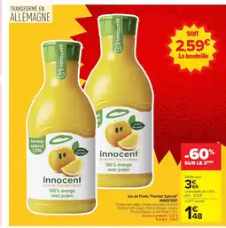 Carrefour INNOCENT Jus de Fruits Format Spécial offre