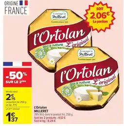 Carrefour MILLERET L'Ortolan offre