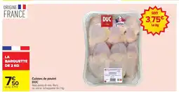 Carrefour DUC Cuisses de poulet offre