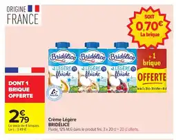 Carrefour BRIDÉLICE Crème Légère offre