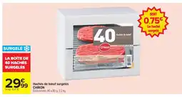 Carrefour CHIRON Hachés de bœuf surgelés offre