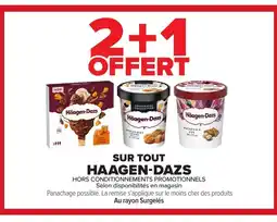Carrefour HAAGEN-DAZS Sur tout offre