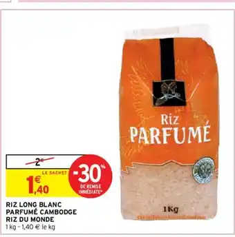 Intermarché Hyper Riz Long Blanc Parfumé Cambodge offre