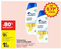 Carrefour HEAD & SHOULDERS Shampooing offre