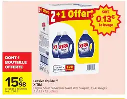 Carrefour X-TRA Lessive liquide offre