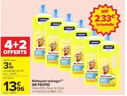 Carrefour MR PROPRE Nettoyant ménager offre