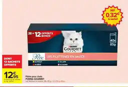 Carrefour PURINA GOURMET Pâtée pour chats offre