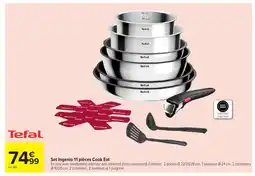 Carrefour TEFAL Set Ingenio 11 pièces Cook Eat offre