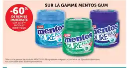 Super U MENTOS GUM offre