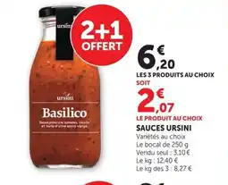 Super U URSINI Sauces offre