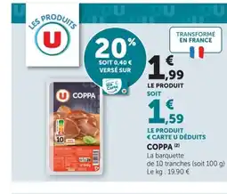 Super U Coppa offre
