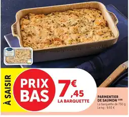 Super U Parmentier de saumon offre