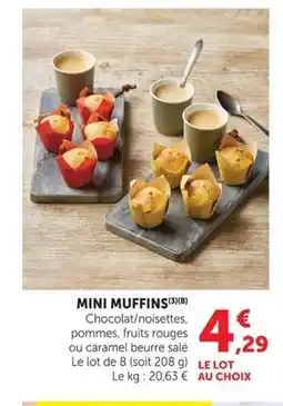 Super U Mini muffins offre