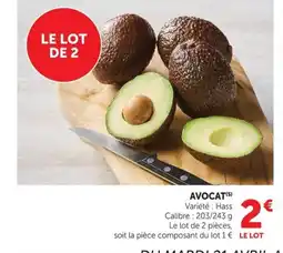 Super U Avocat offre