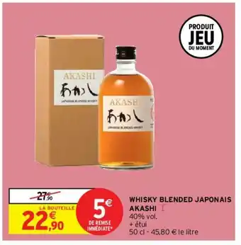 Intermarché Hyper Whisky Blended Japonais offre