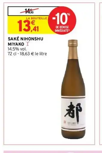Intermarché Hyper Saké Nihonshu offre