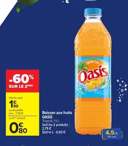 Carrefour OASIS Boisson aux fruits offre