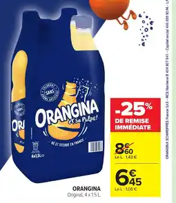 Carrefour ORANGINA offre