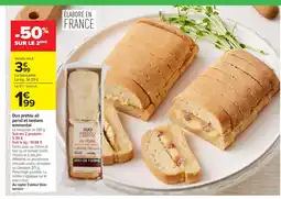 Carrefour Duo préfou ail persil et lardons emmental offre