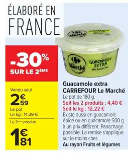 Carrefour CARREFOUR Guacamole extra offre