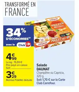 Carrefour DAUNAT Salade offre