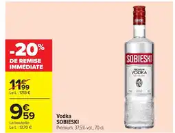 Carrefour SOBIESKI Vodka offre