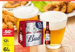 Carrefour BUD Bière blonde offre