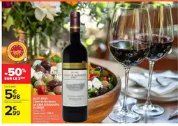 Carrefour LA CAVE D'AUGUSTIN FLORENT A.O.P. Blaye Côtes de Bordeaux offre