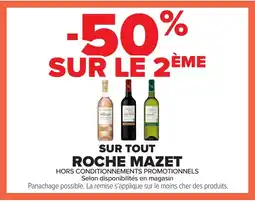Carrefour ROCHE MAZET offre