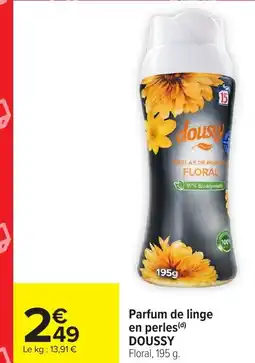 Carrefour DOUSSY Parfum de linge en perles offre