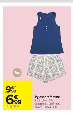 Carrefour Pyjashort femme offre