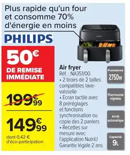 Carrefour PHILIPS Air fryer offre