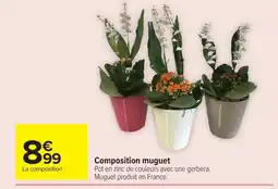Carrefour Composition muguet offre