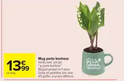Carrefour Mug porte bonheur offre