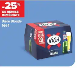 Carrefour Drive 1664 Bière Blonde offre